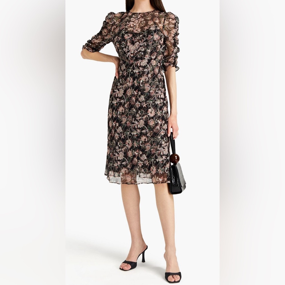 Veronica Beard floral silk , size 2